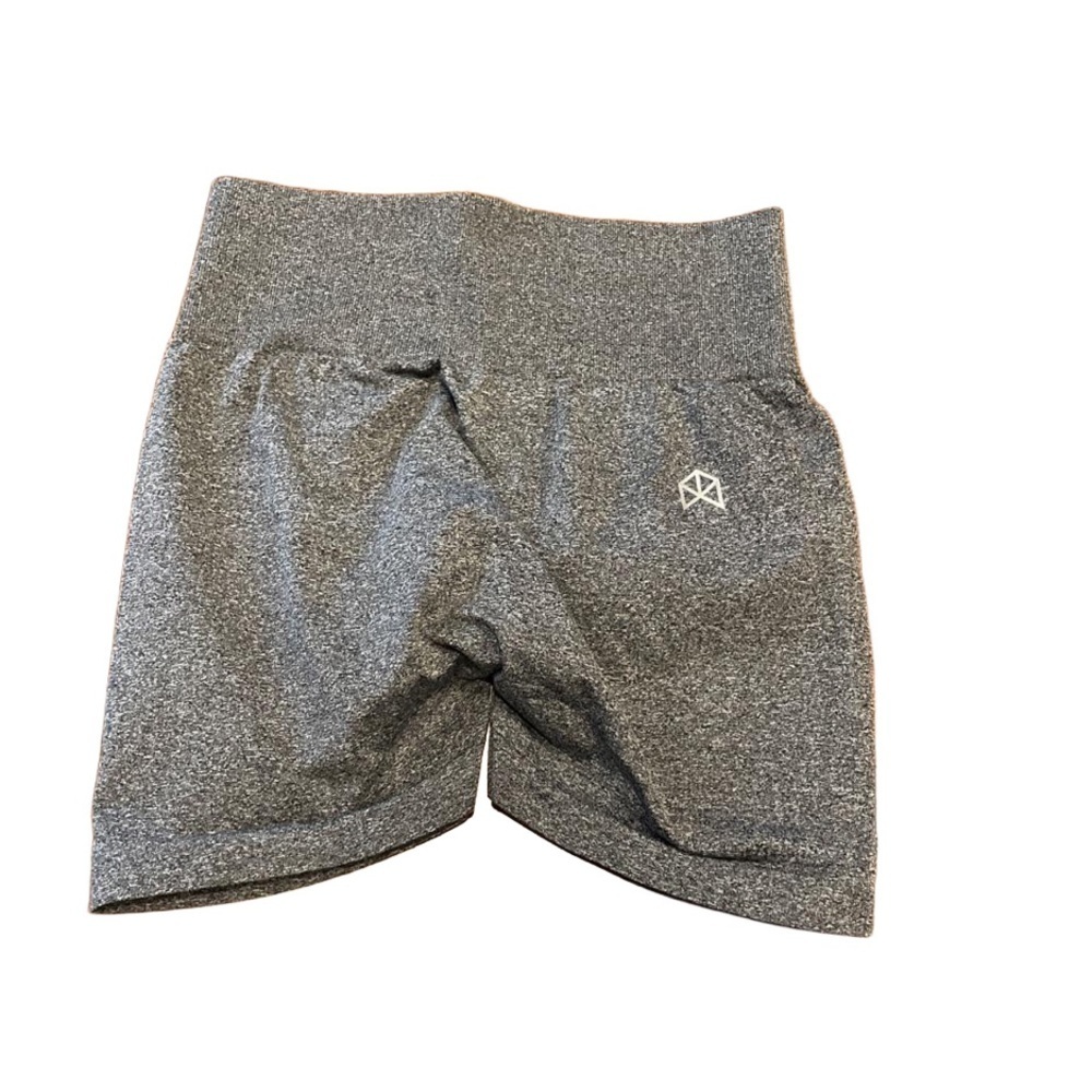 Raw Gear (RH1003) gym shorts in heather black with booty boost Size S F4